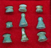 Egyptian Senet Pieces, circa 1500 B.C.