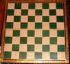 Leuchars Green-and-White Chessboard