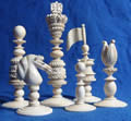 English Ornamental Ivory set