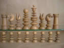 Large English Antique Chess Set