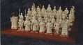 Royal Court Figural Ivory Set