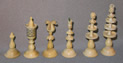 German or Dutch Ivory Set, late-18th or early-19th Century
