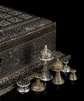 Islamic Brass Set & Box, 19th century