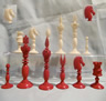 Lund Red and White Ivory Set