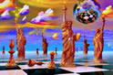 Errico - Surrealist Chess Art - The Game of Freedom