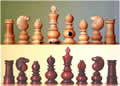 Antique Tagua Nut Chess Set