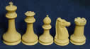 Large Antique Ivory Staunton Chess Set
