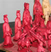 Cantonese King George Set - Red Pieces