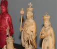 Cantonese King George Set - White King and Queen