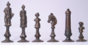 Zimmerman Matching Set and Table - Black Pieces