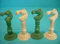 Antique Anglo-Indian Ivory Chess Set