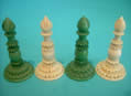 Antique Anglo-Indian Ivory Chess Set