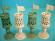Antique Anglo-Indian Ivory Chess Set