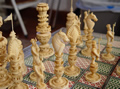 Berhampore Ivory Set on Ivory Filigree Board