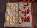 Berhampore Ivory Set on Ivory Filigree Board