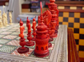 Berhampore Ivory Set on Ivory Filigree Board