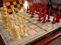 Berhampore Ivory Set on Ivory Filigree Board