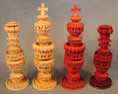 Kashmir Ivory Set - Kings and Queens