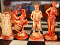 Good-Versus-Evil Italian Ivory Set