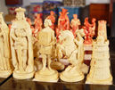 Good-Versus-Evil Italian Ivory Set