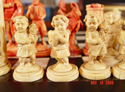 Good-Versus-Evil Italian Ivory Set