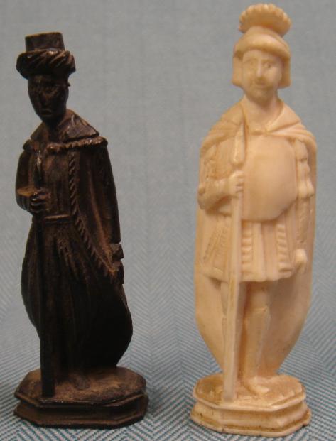 Antique Russian Kholmogory Set - Pawns